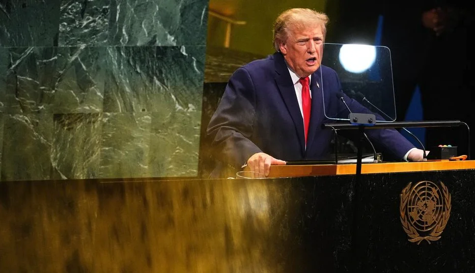 Donald Trump en la ONU (AP)