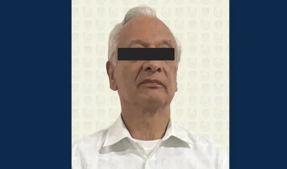 Ficha de detención de Víctor Rodríguez Padilla, este martes. Fiscalía CDMX