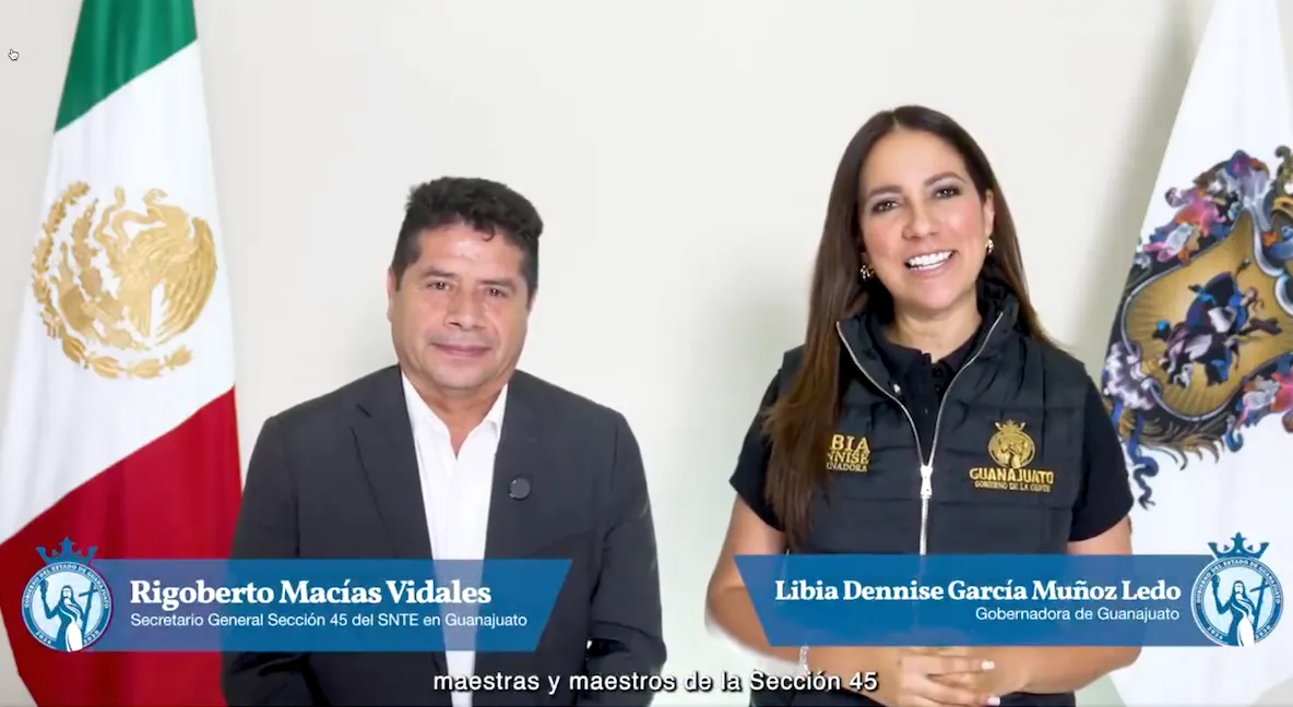 LIbia y dirigente SNTE45