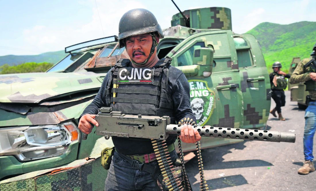CJNG En Michoacán se contabiliza la operación de 24 grupos del crimen organizado; uno de ellos es el CJNG , que en abril pasado tomó el municipio de Aguililla, Foto: Cuartoscuro