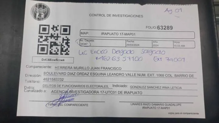 Denuncia a Irma Leticia  (1)