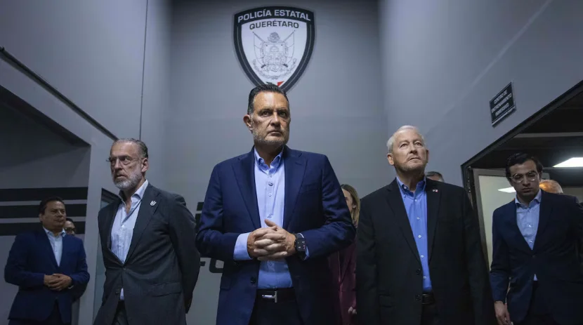Embajador EEUU y gobernador de Qro.