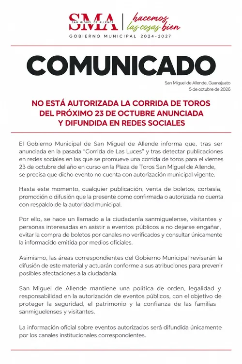 Comunicado