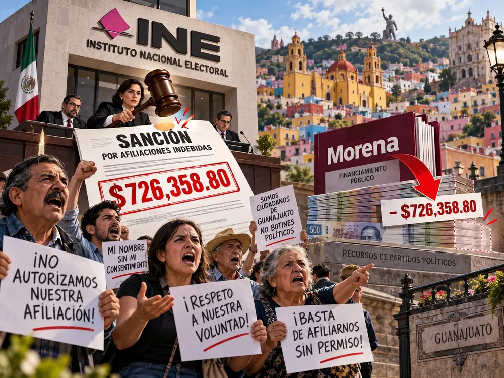 Sanción electoral y protesta ciudadana en Guanajuato