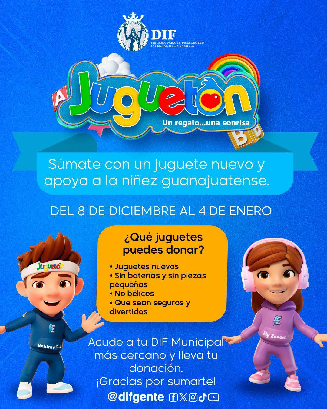 DIF ESTATAL Y JUGUETÓN