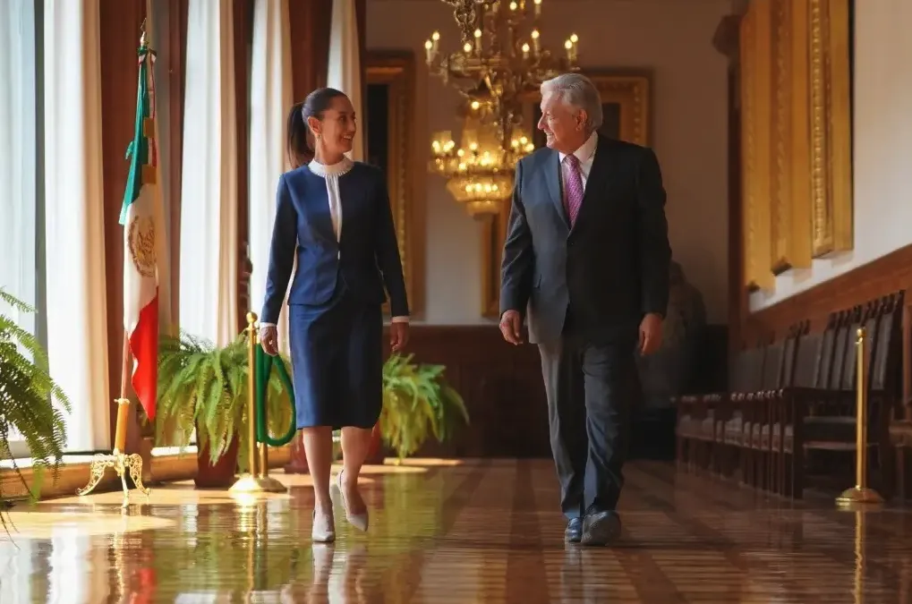 Claudia Sheinbaum y López Obrador