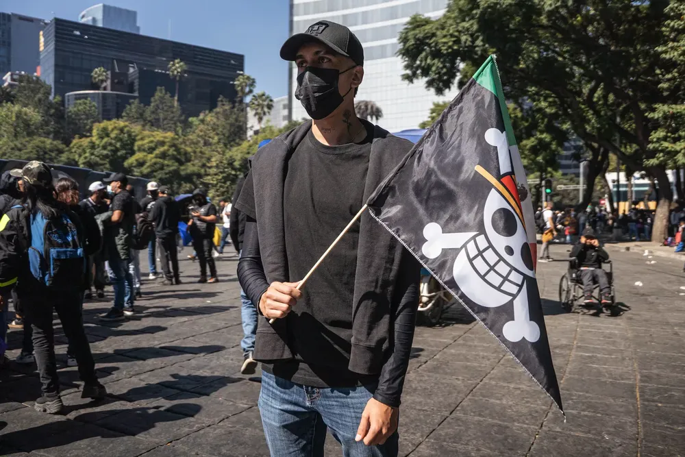 Emmanuel Torres, de 21 años, proveniente del Estado de México.