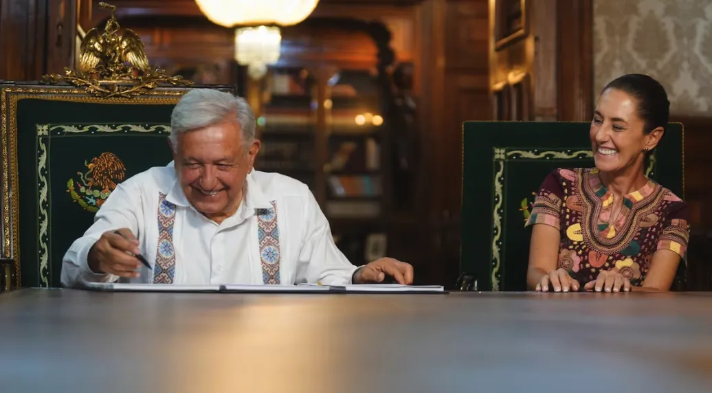 Andrés Manuel López Obrador y Claudia Sheinbaum